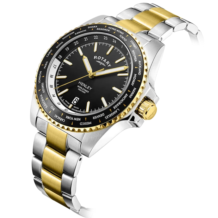 Rotary two tone watch sale