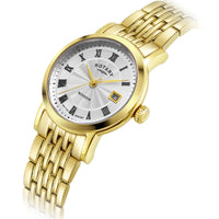 Thumbnail for Analogue Watch - Rotary Windsor Ladies Gold Watch LB05423/01