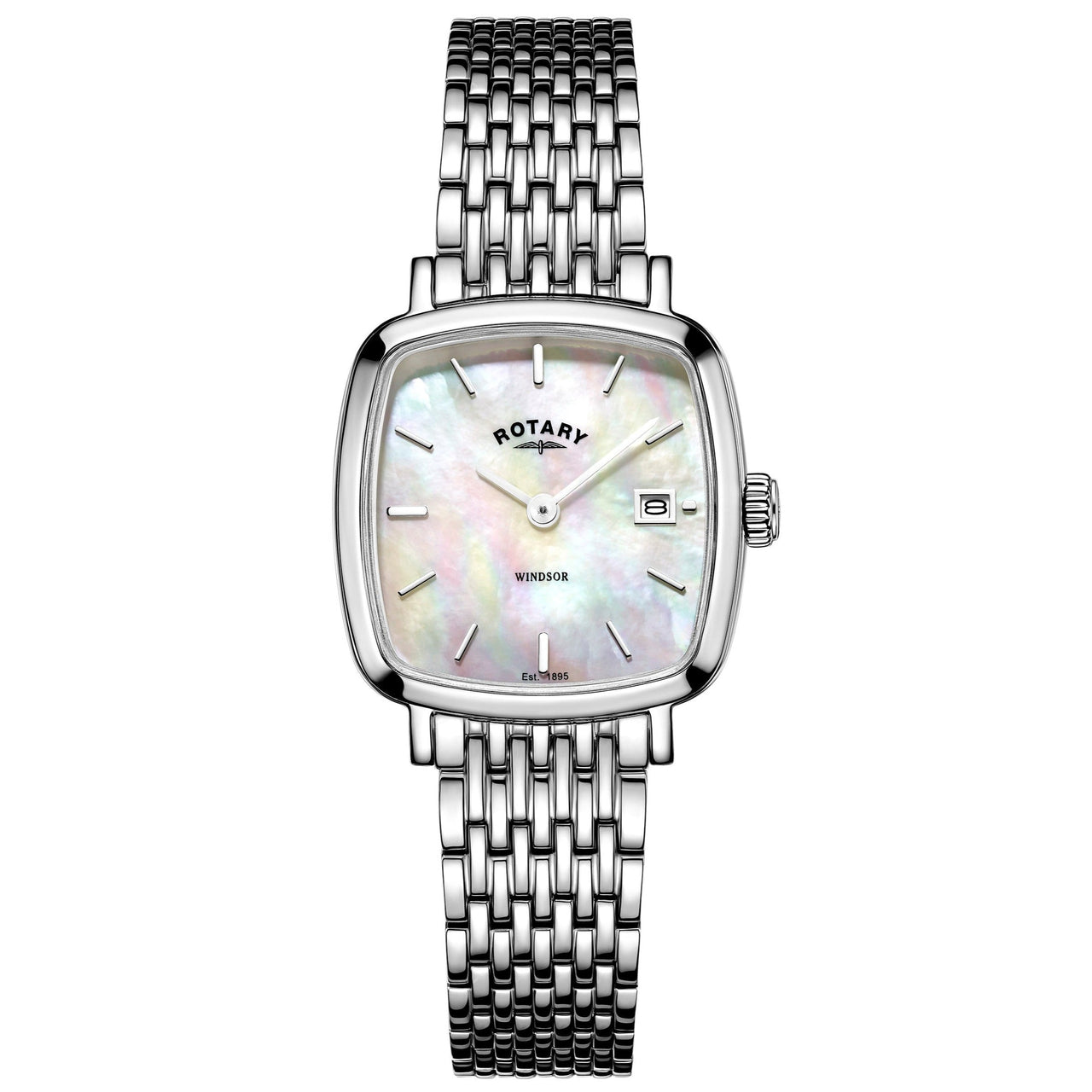 Analogue Watch - Rotary Windsor Ladies Silver Watch LB05305/07