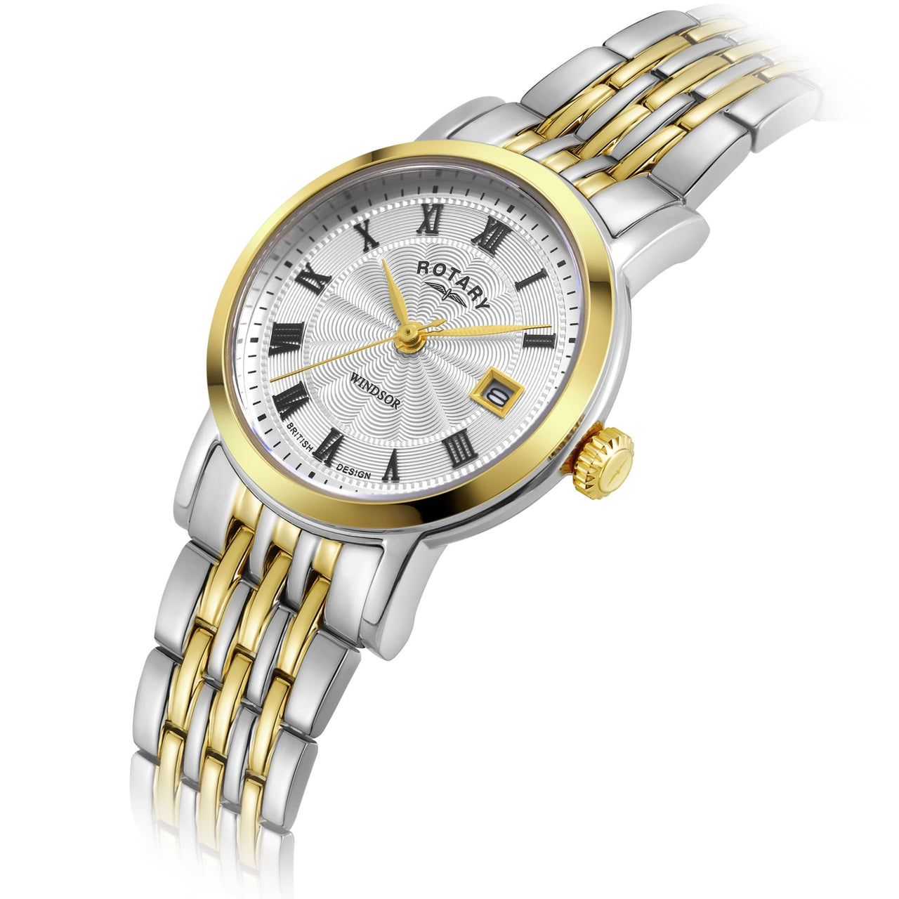 Analogue Watch - Rotary Windsor Ladies Silver Watch LB05421/01