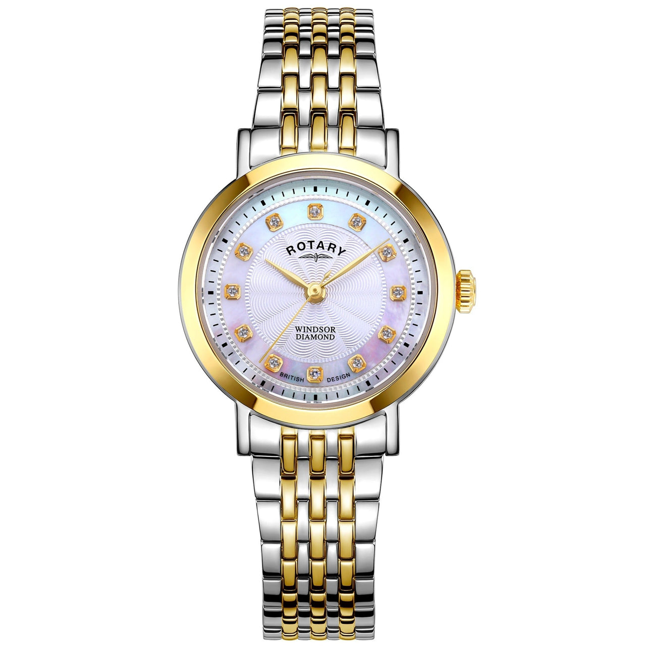 Analogue Watch - Rotary Windsor Ladies Silver Watch LB05421/41/D