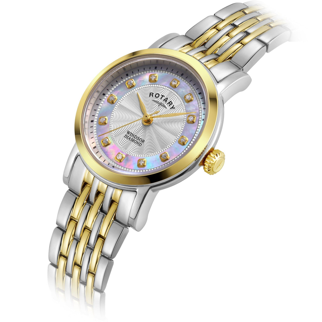 Analogue Watch - Rotary Windsor Ladies Silver Watch LB05421/41/D