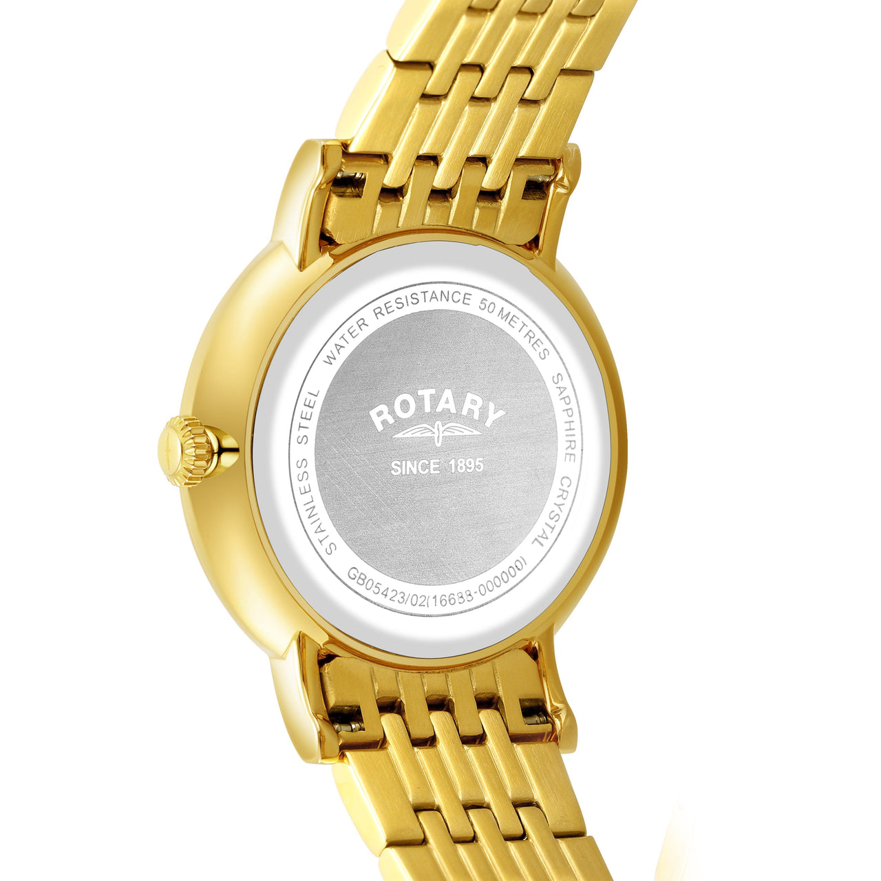 Analogue Watch - Rotary Windsor Men's Gold PVD Watch GB05423/02