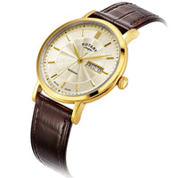 Thumbnail for Analogue Watch - Rotary Windsor Men's Gold Watch GS05423/03