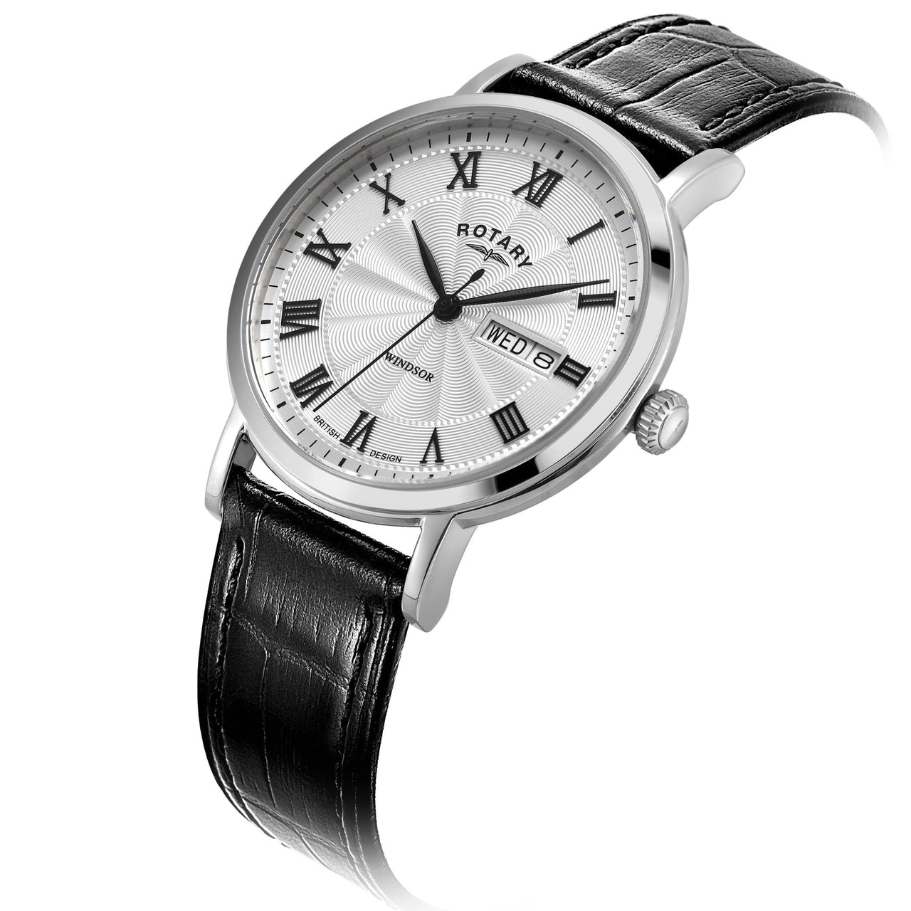 Analogue Watch - Rotary Windsor Men's Silver Watch GS05420/01