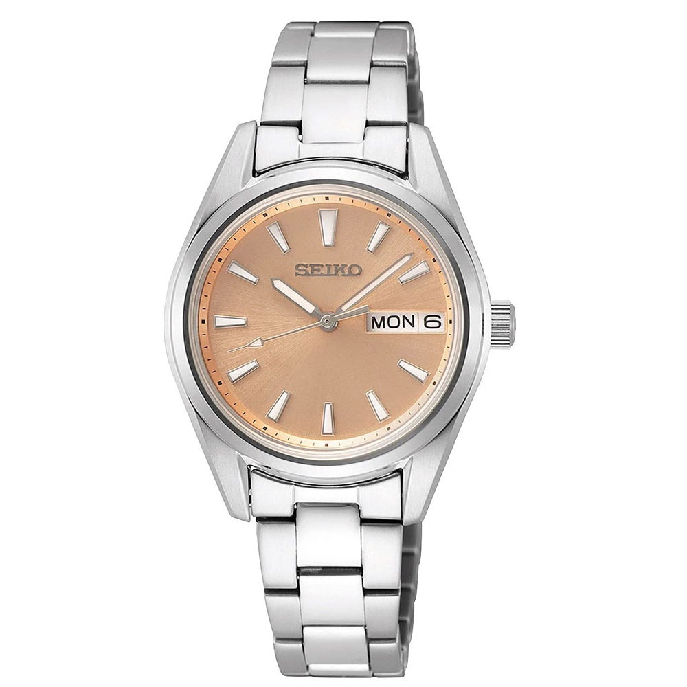 Analogue Watch - Seiko Ladies Rose Gold Classic Watch SUR351P1