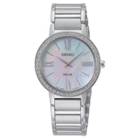 Thumbnail for Analogue Watch - Seiko Ladies White Solar Watch SUP431P1