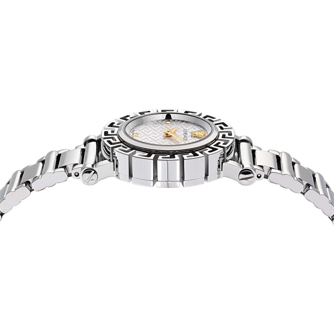 Analogue Watch - Versace Greca Glam Ladies Silver Watch VE2Q00322