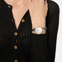 Thumbnail for Analogue Watch - Versace Greca Glass Ladies Black Watch VEU300121