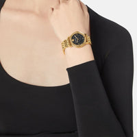 Thumbnail for Analogue Watch - Versace Greca Glass Ladies Gold Watch VEU300621
