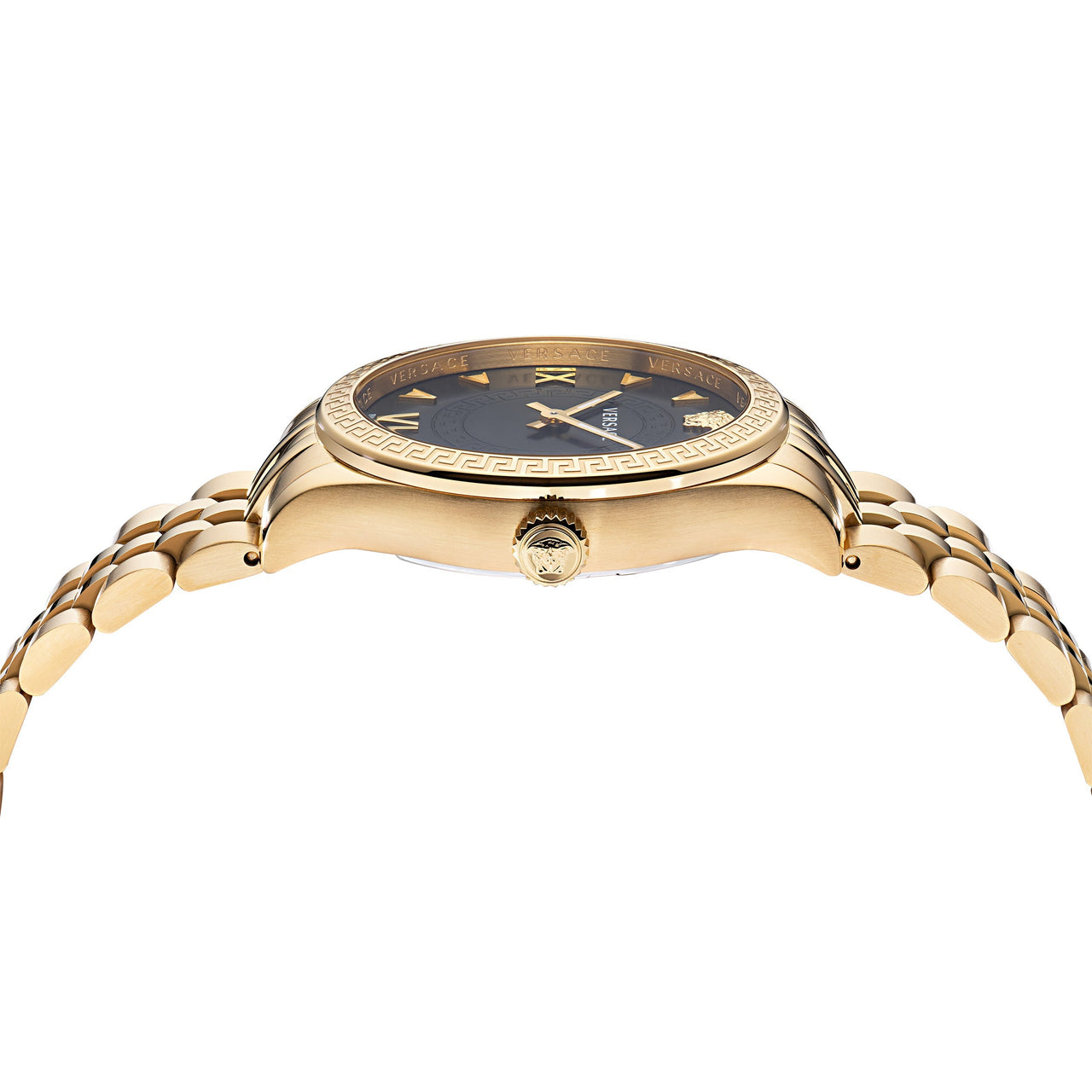 Analogue Watch - Versace Hellenyium Ladies Gold Watch VE2S00622