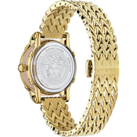 Thumbnail for Analogue Watch - Versace Safety Pin Ladies Gold Watch VEPN00520