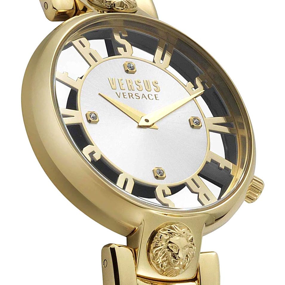 Analogue Watch - Versus Versace Ladies Gold Watch VSP490618