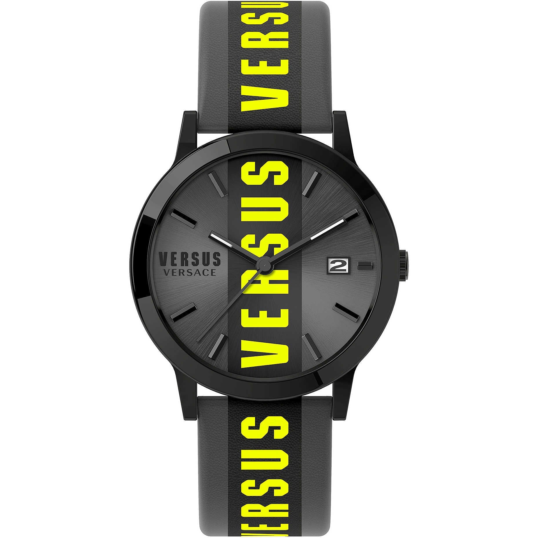 Analogue Watch - Versus Versace Men's Black Watch VSPLN0619