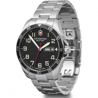 Thumbnail for Analogue Watch - Victorinox FieldForce 3H Men's Black Watch 241849