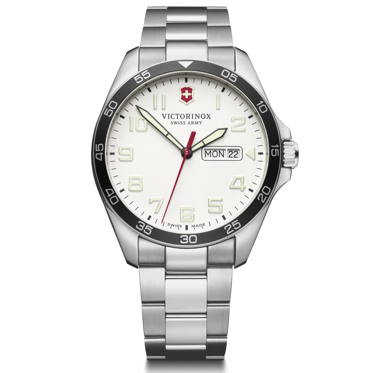 Analogue Watch - Victorinox FieldForce Men's Silver Watch 241850