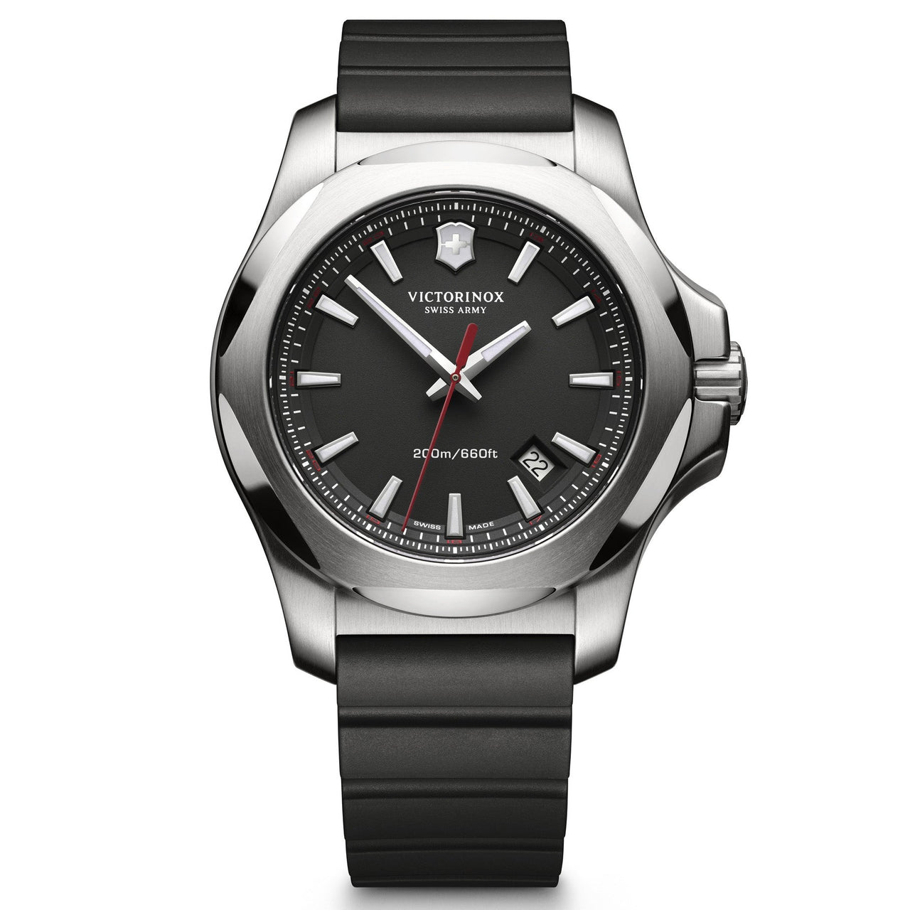 Analogue Watch - Victorinox I.N.O.X. Men's Black Watch 241682.1