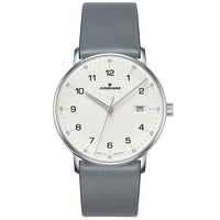 Thumbnail for Anlaogue Watch - Junghans Form Quartz Men's Grey Watch 41/4885.00