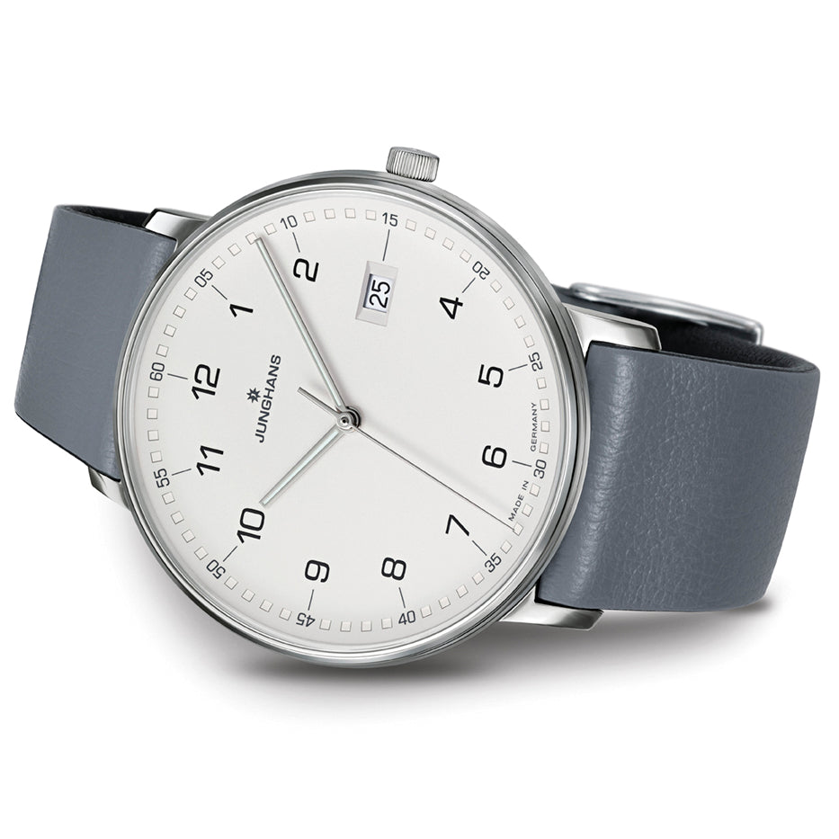 Junghans Form Quartz Men s Grey Watch 41 4885.00 from Watches and Crystals Watches Crystals