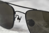 Thumbnail for Ann Demeulemeester Sunglasses Black Titanium 925 Silver with Grey Lenses Category 4 Dark Tint AD46C1SUN - Watches & Crystals
