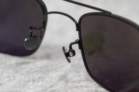 Thumbnail for Ann Demeulemeester Sunglasses Black Titanium 925 Silver with Grey Lenses Category 4 Dark Tint AD46C1SUN - Watches & Crystals
