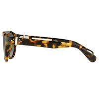 Thumbnail for Ann Demeulemeester Sunglasses Flat Top Tortoise Shell 925 Silver with Grey Lenses Category 3 AD10C2SUN - Watches & Crystals