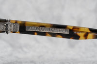 Thumbnail for Ann Demeulemeester Sunglasses Flat Top Tortoise Shell 925 Silver with Grey Lenses Category 3 AD10C2SUN - Watches & Crystals