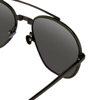 Thumbnail for Ann Demeulemeester Sunglasses Titanium Black with Grey Lenses CAT3 AD12C4SUN - Watches & Crystals