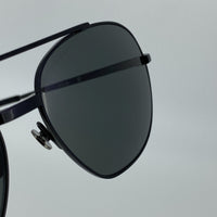 Thumbnail for Ann Demeulemeester Sunglasses Titanium Black with Grey Lenses CAT3 AD12C4SUN - Watches & Crystals