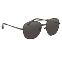 Thumbnail for Ann Demeulemeester Sunglasses Titanium Black with Grey Lenses CAT3 AD12C4SUN - Watches & Crystals