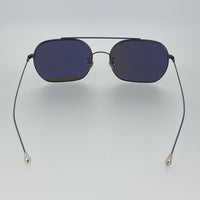 Thumbnail for Ann Demeulemeester Titanium Sunglasses Square Shiny Black 925 Silver CAT3 AD63C1SUN - Watches & Crystals