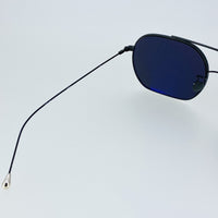 Thumbnail for Ann Demeulemeester Titanium Sunglasses Square Shiny Black 925 Silver CAT3 AD63C1SUN - Watches & Crystals