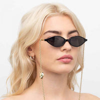 Thumbnail for Alessandra Rich X Linda Farrow Black Women's Sunglasses