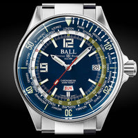Thumbnail for Automatic Watch - Ball Engineer Master II Diver Worldtime Men's Blue Watch DG2232A-SC-BE