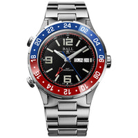 Thumbnail for Automatic Watch - Ball Roadmaster Marine GMT Men's Black Watch DG3030B-S4C-BK