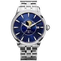 Thumbnail for Automatic Watch - Ball Trainmaster Moon Phase Men's Blue Watch NM3082D-SJ-BE