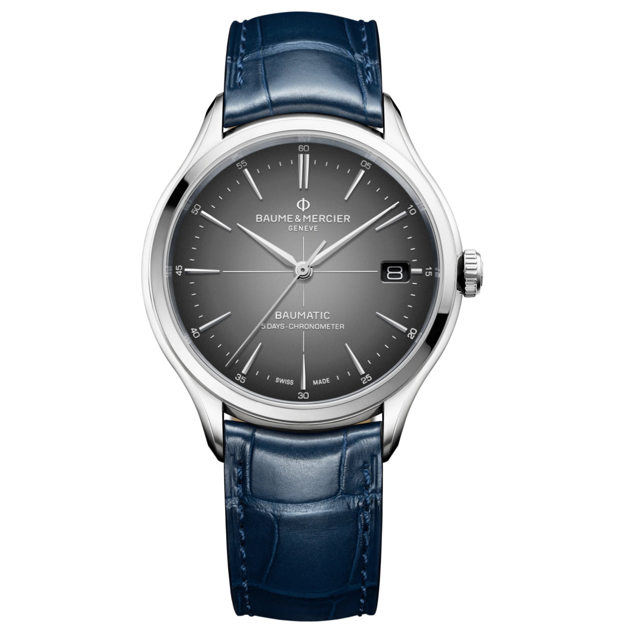 Automatic Watch - Baume & Mercier Men's Clifton Blue Automatic Watch BM0A10550