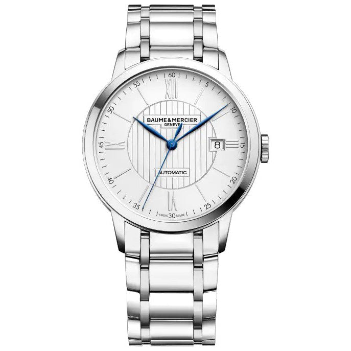 Automatic Watch - Baume Mercier Men's Silver Classima Watch BM0A10215