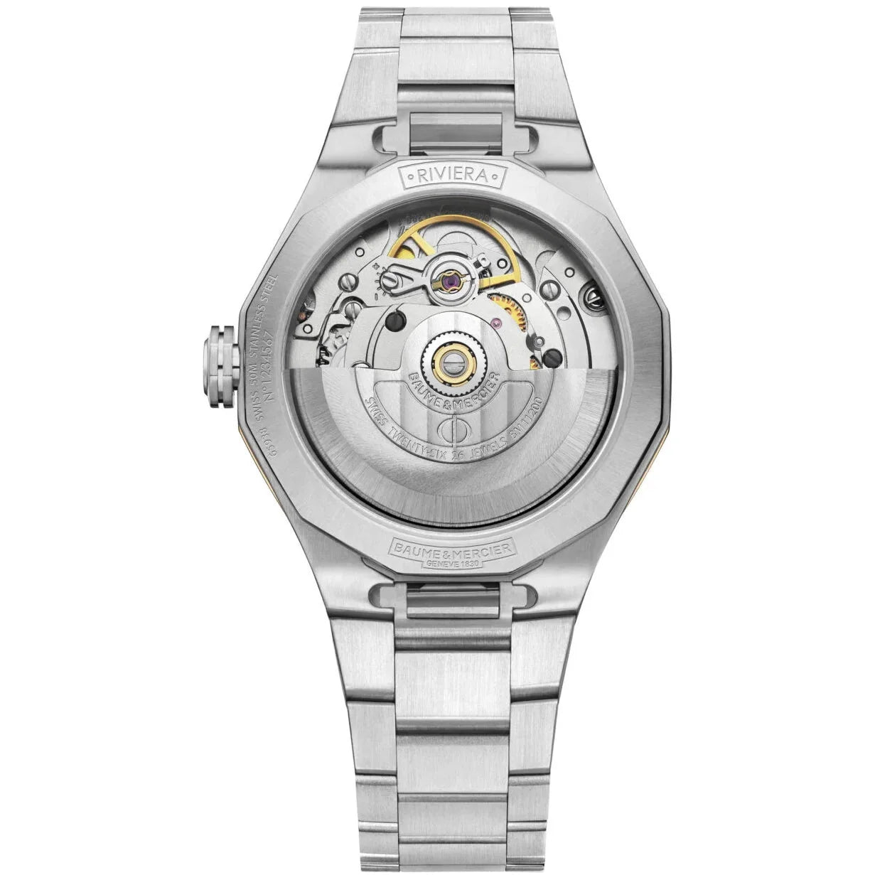 Automatic Watch - Baume & Mercier Riviera Automatic Ladies Silver Watch BM0A10730