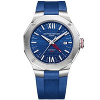 Thumbnail for Automatic Watch - Baume & Mercier Riviera Automatic Men's Blue Watch BM0A10659