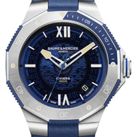 Thumbnail for Automatic Watch - Baume & Mercier Riviera Automatic Men's Blue Watch BM0A10716