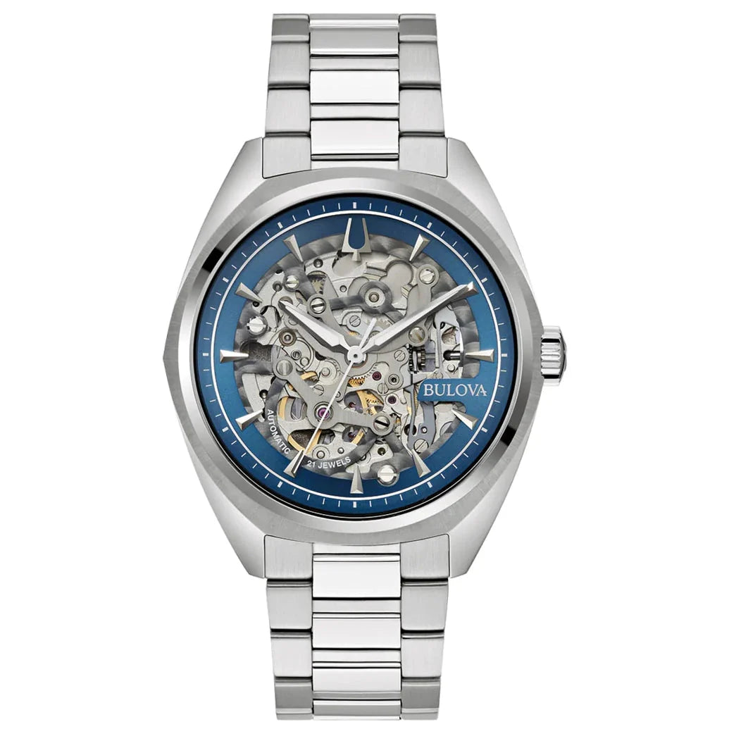 Bulova Classic Automatic Men s Blue Watch 96A292 from Watches and Crystals Watches Crystals