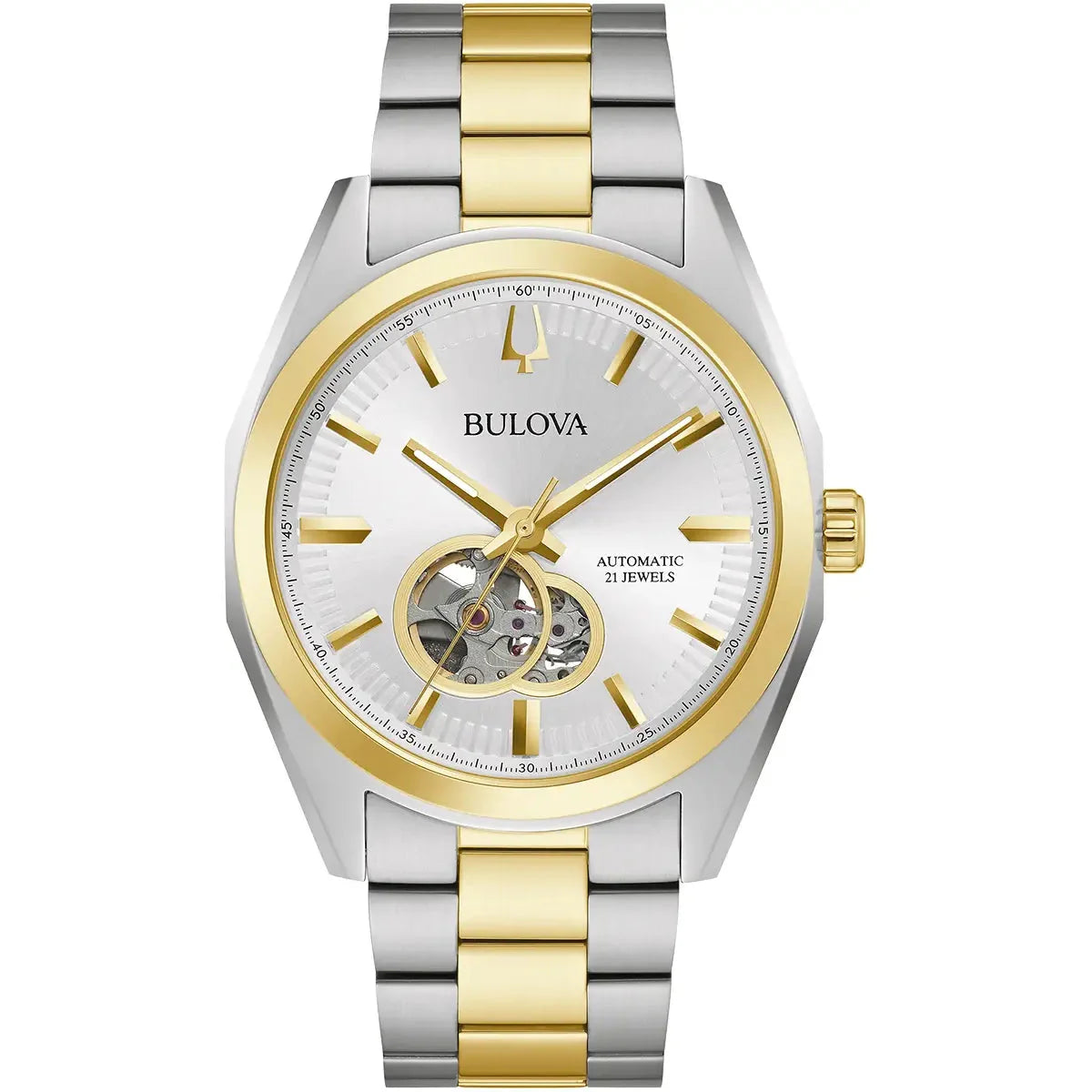 Automatic Watch - Bulova Surveyor Auto Men's Two-Tone Watch 98A284