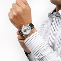 Thumbnail for Automatic Watch - Frederique Constant Men’s Classics Heart Beat Moonphase Black Watch  FC-335MC4P6