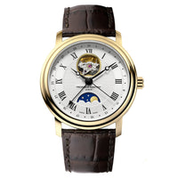 Thumbnail for Automatic Watch - Frederique Constant Men’s Classics Heart Beat Moonphase Brown Watch  FC-335MC4P5