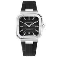 Thumbnail for Automatic Watch - Herbelin Cap Camarat Square Automatic Men's Black Watch 1646A14CA