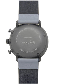 Thumbnail for Automatic Watch - Junghans Max Bill Chronoscope Men's Grey Watch 27/4008.02