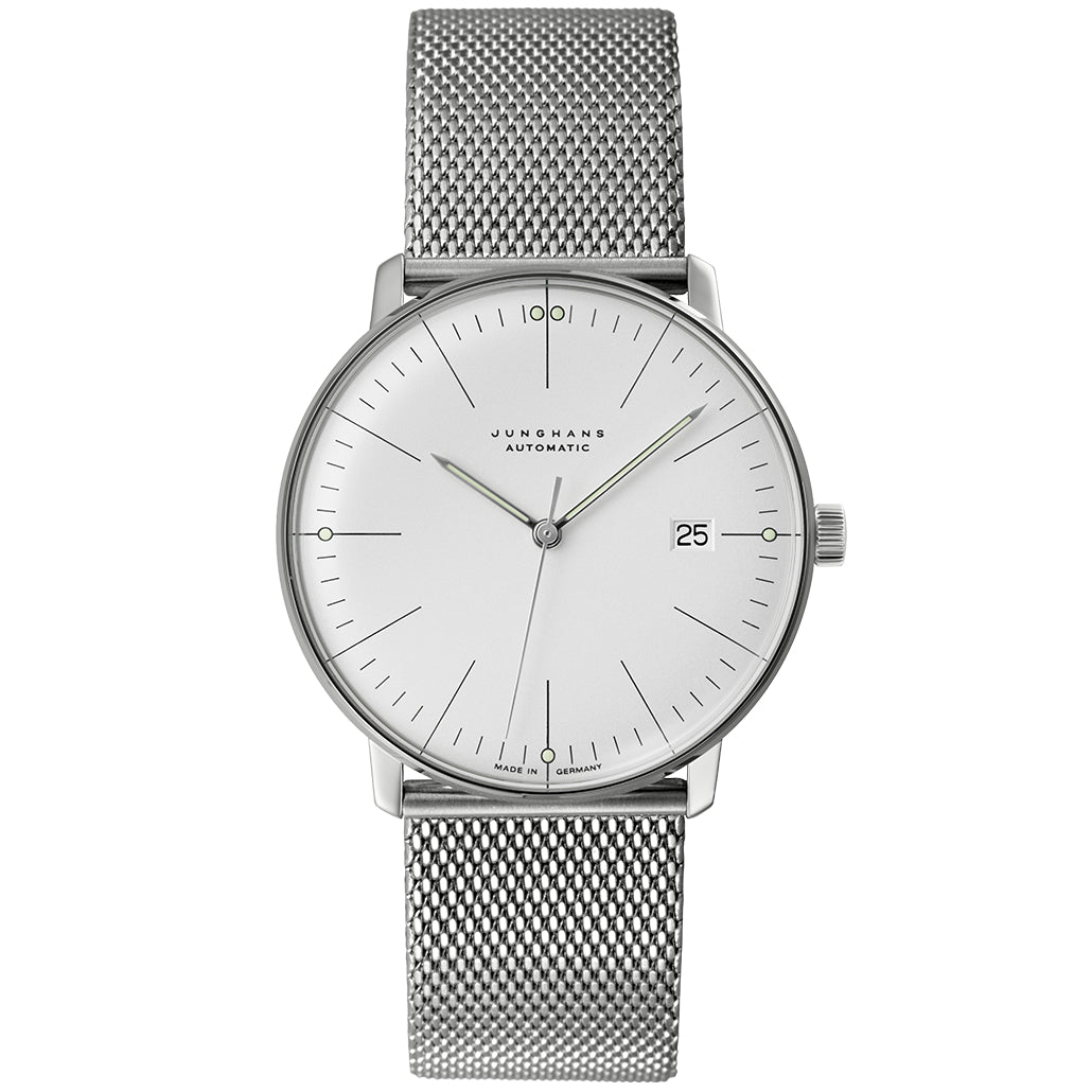 Automatic Watch - Junghans Max Bill Men's Silver Watch 27/4002.46