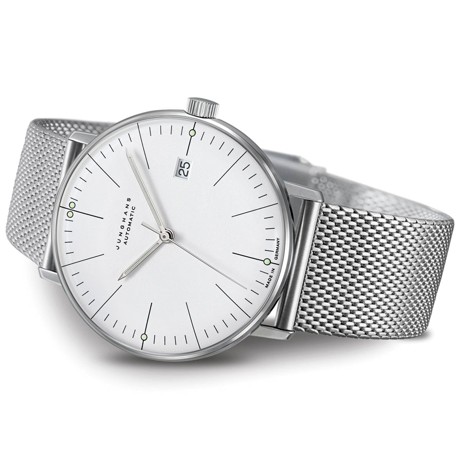 Automatic Watch - Junghans Max Bill Men's Silver Watch 27/4002.46