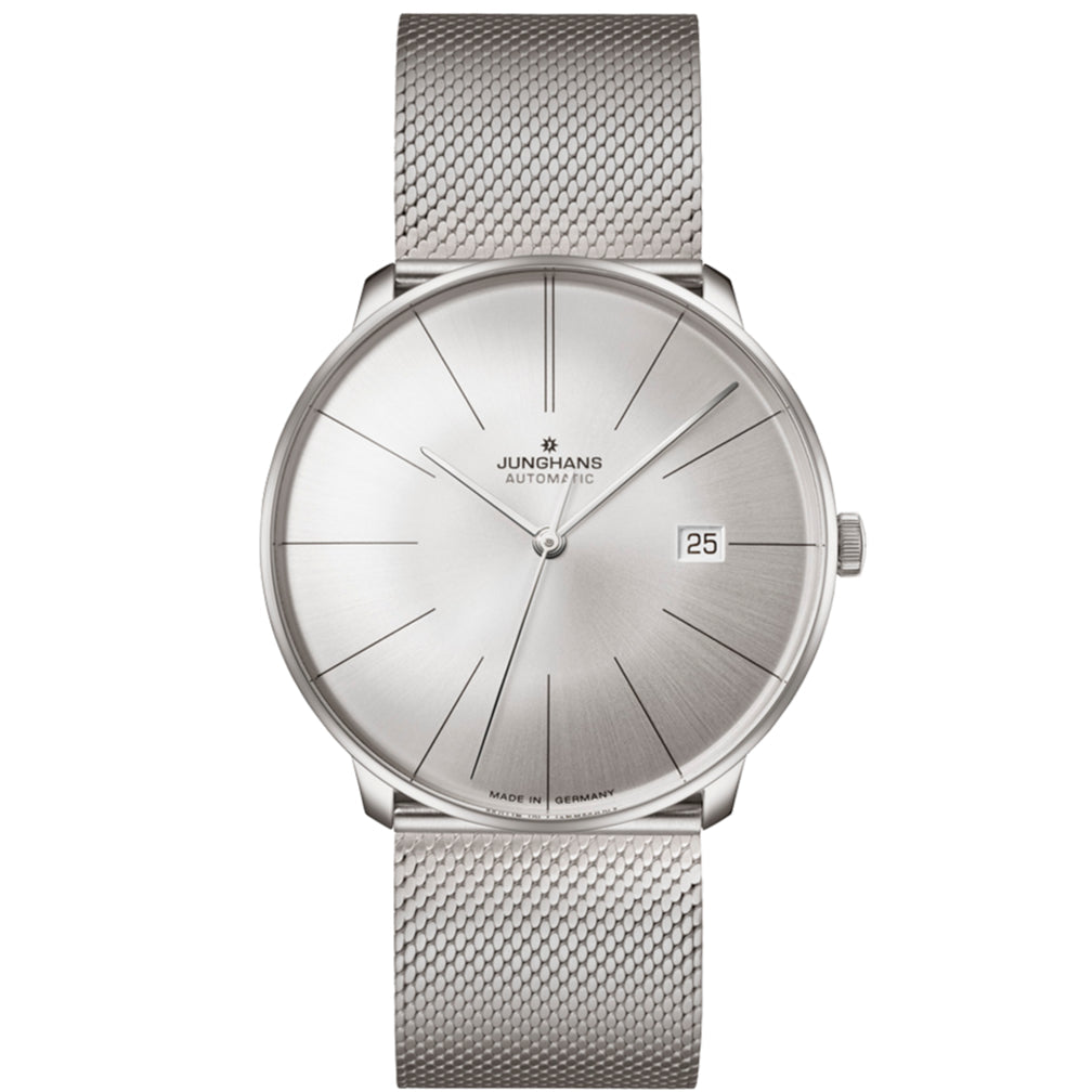 Automatic Watch - Junghans Meister Fein Automatic Men's Silver Watch 27/4153.44